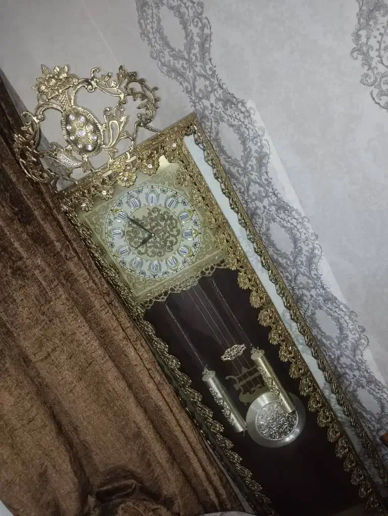 ساعت ایستاده برنزی میوه و شیرینی خوری برنزی،بخاری|ساعت دیواری و تزئینی|سهند, |دیوار