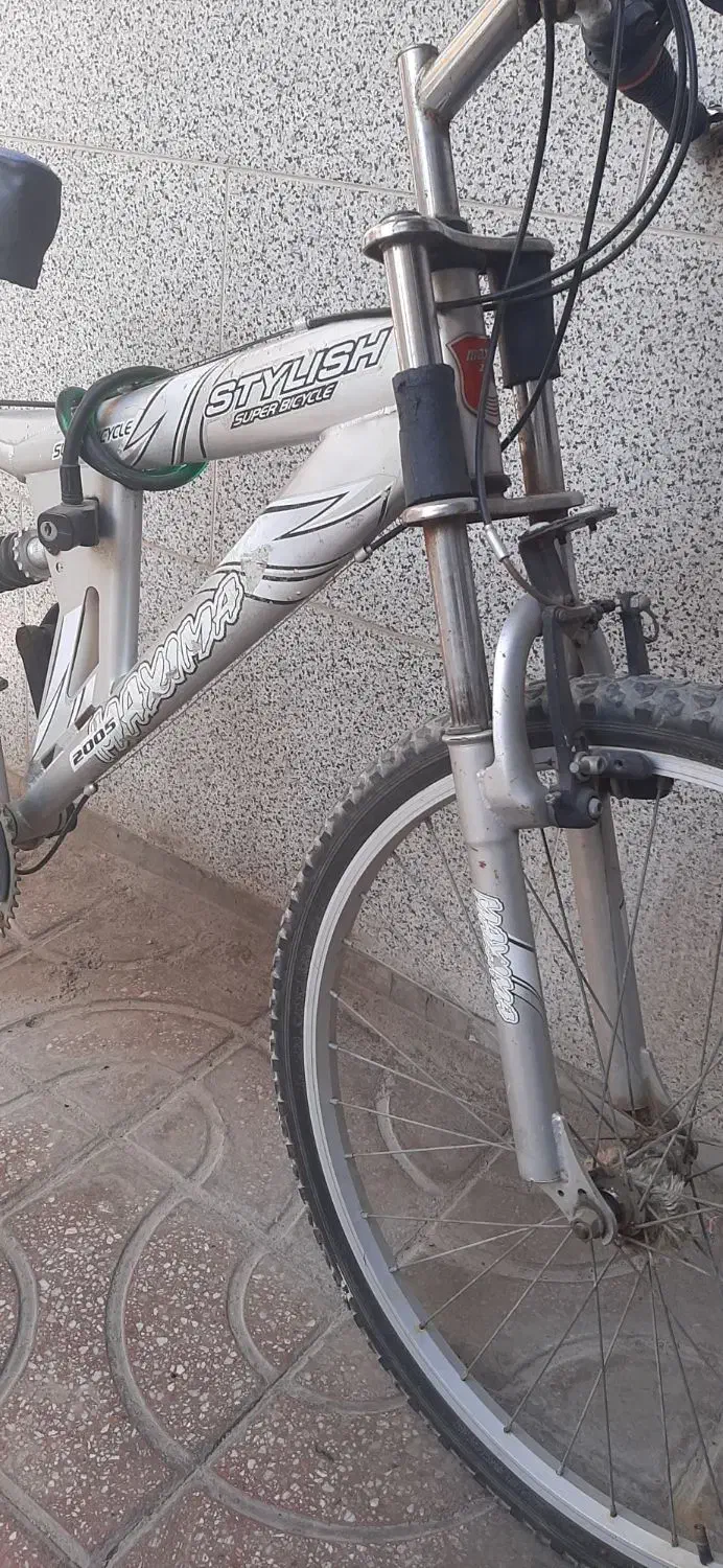 دوچرخه ۲۶ و قفسه چوب فلز|دوچرخه، اسکیت، اسکوتر|قرچک, مهدیه|دیوار