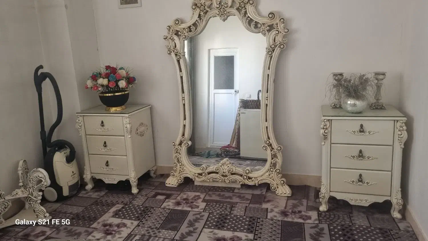 ست آیینه و عسلی بسیار زیبا|آینه|رباطکریم, رباطکریم|دیوار