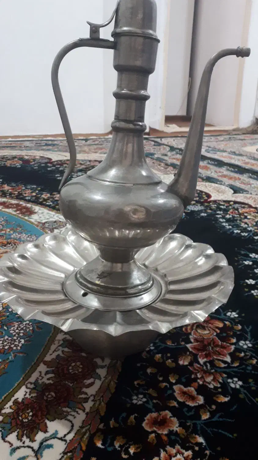 آفتابه لگن کارقدیم|کلکسیون اشیاء عتیقه|کرمانشاه, |دیوار