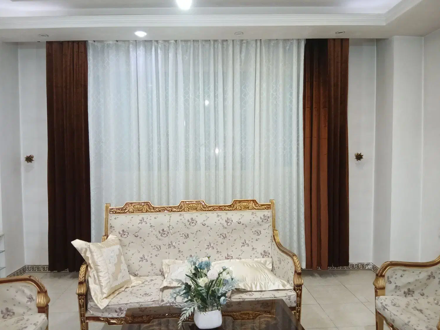 پرده|پرده، رانر، رومیزی|ورامین, شهرک مدرس|دیوار