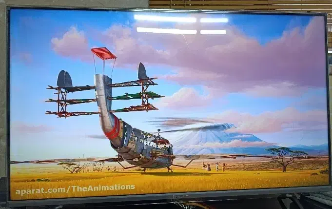 تلویزیون ۴۳ اینچ|تلویزیون و پروژکتور|اسلام‌شهر, شهرک قائمیه|دیوار