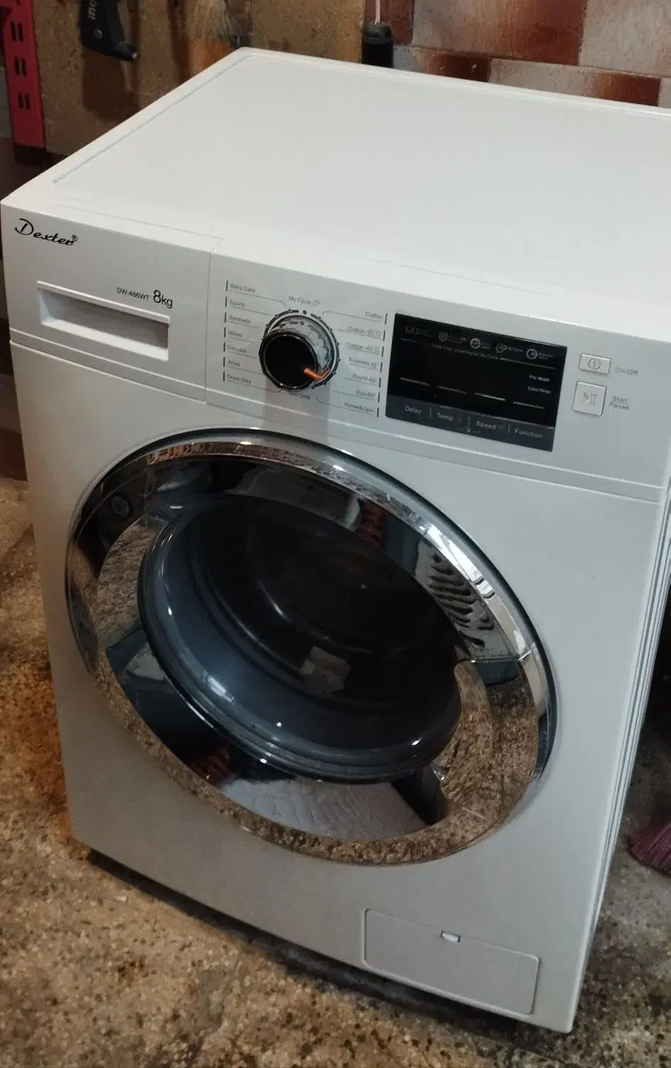 فروش لباسشویی ۸ کیلویی دکستر|ماشین لباسشویی و خشککن لباس|سنندج, |دیوار