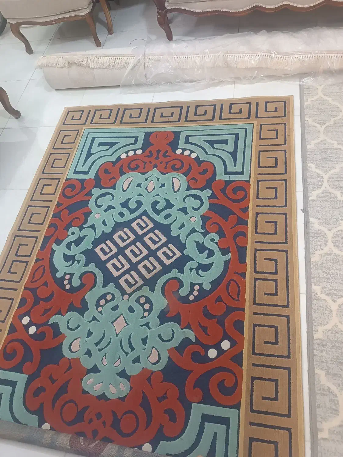 قالیچه فرشی طرح لوزی چهار متری قیمت ۲ونیم|فرش|اسلامشهر, شهرک احمدیه|دیوار