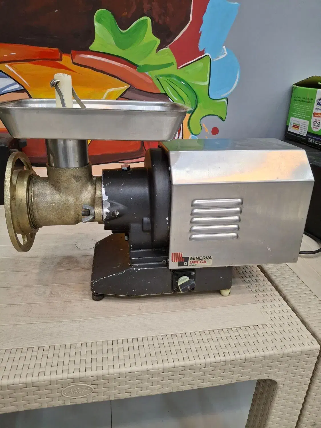 دستگاه چرخ گوشت اومگا و سانیفیوژ 3فاز 3 اسب|کافیشاپ و رستوران|کرج, گوهردشت|دیوار