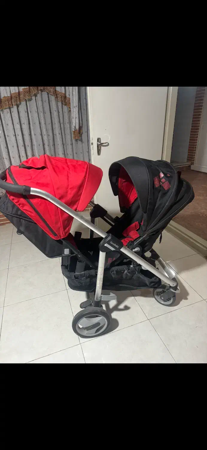 کالسکه دوقلویی برند goodbaby|کالسکه و لوازم جانبی|قزوین, |دیوار
