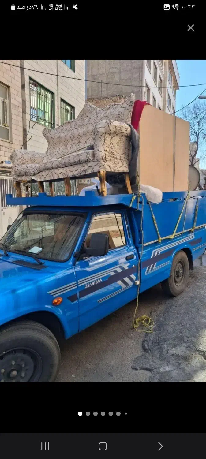 اتوبار نیسان خاور ایسوزو اثاثیه منزل‌ کارگرخالی|خدمات حمل و نقل|تهران, فلاح|دیوار