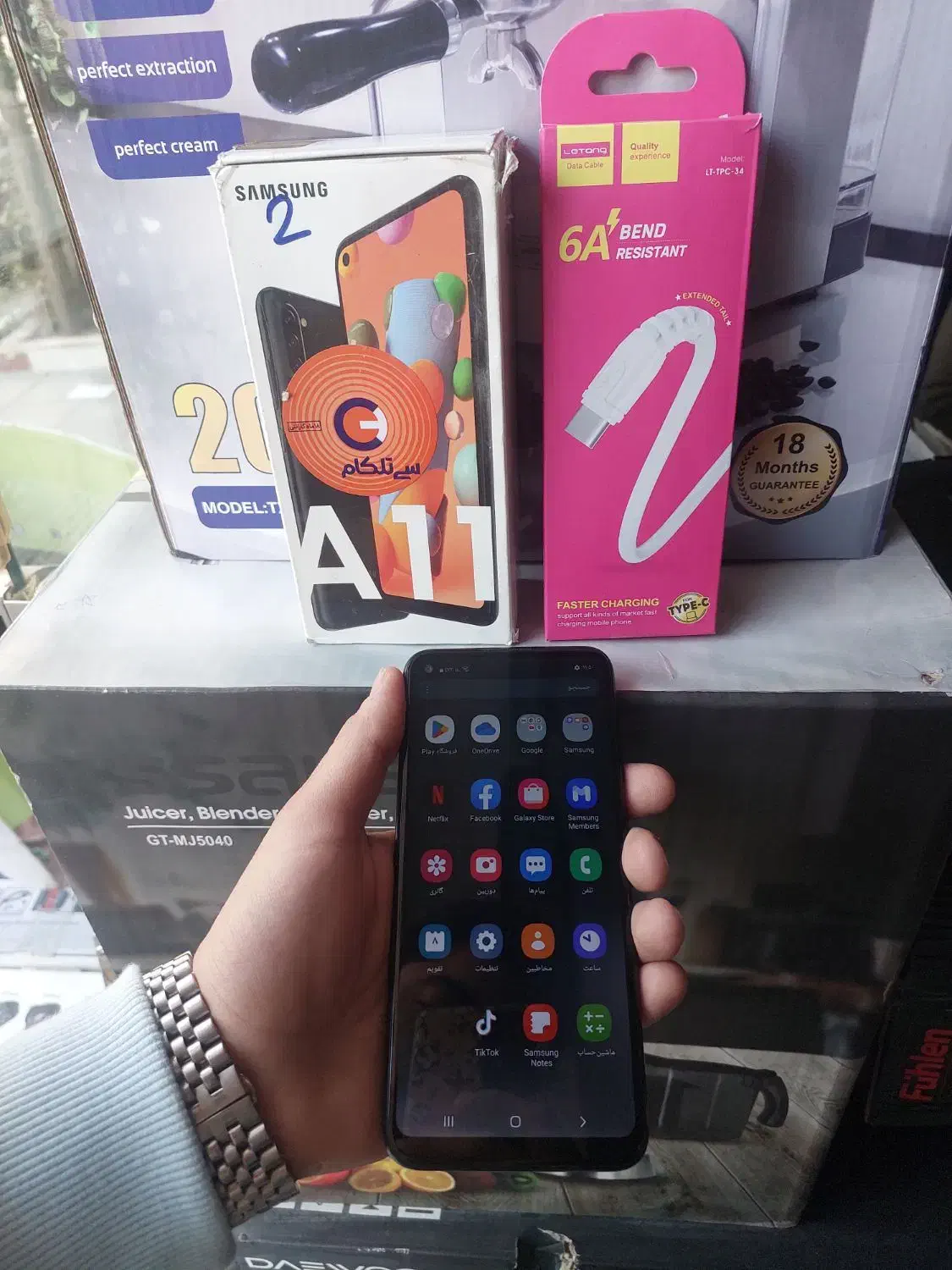 گوشی سامسونگA11/کاملا سالم/موبایل مختاری|موبایل|قرچک, مهدیه|دیوار