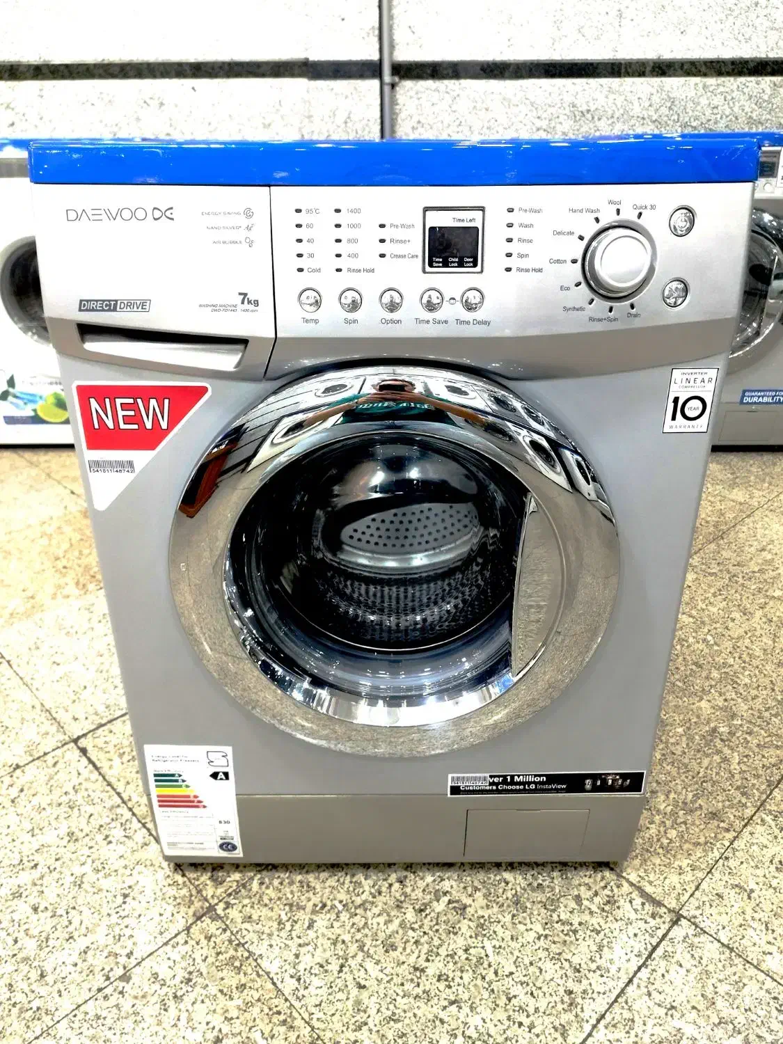 لباسشویی دوو 7 کیلویی دایرکت درایو 1400|ماشین لباسشویی و خشک‌کن لباس|تهران, افسریه جنوبی|دیوار