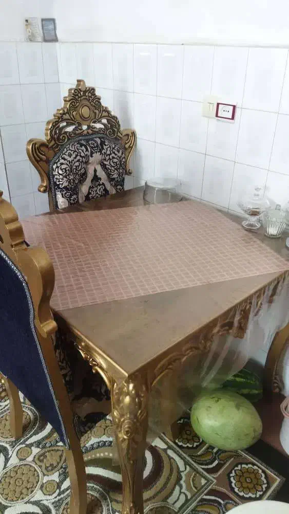 مبل و میز نهار خوری استیل|مبلمان خانگی و میز عسلی|صومعهسرا, |دیوار