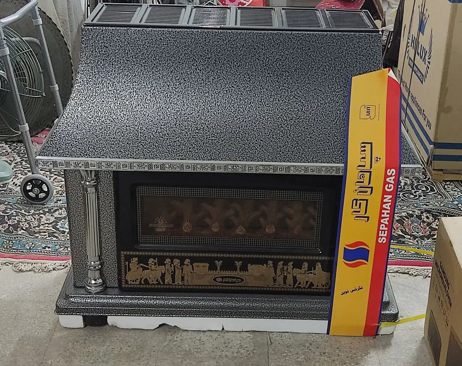 بخاری شومینه گاز سوز آکبند|بخاری، هیتر، شومینه|اصفهان, امیرعرب|دیوار
