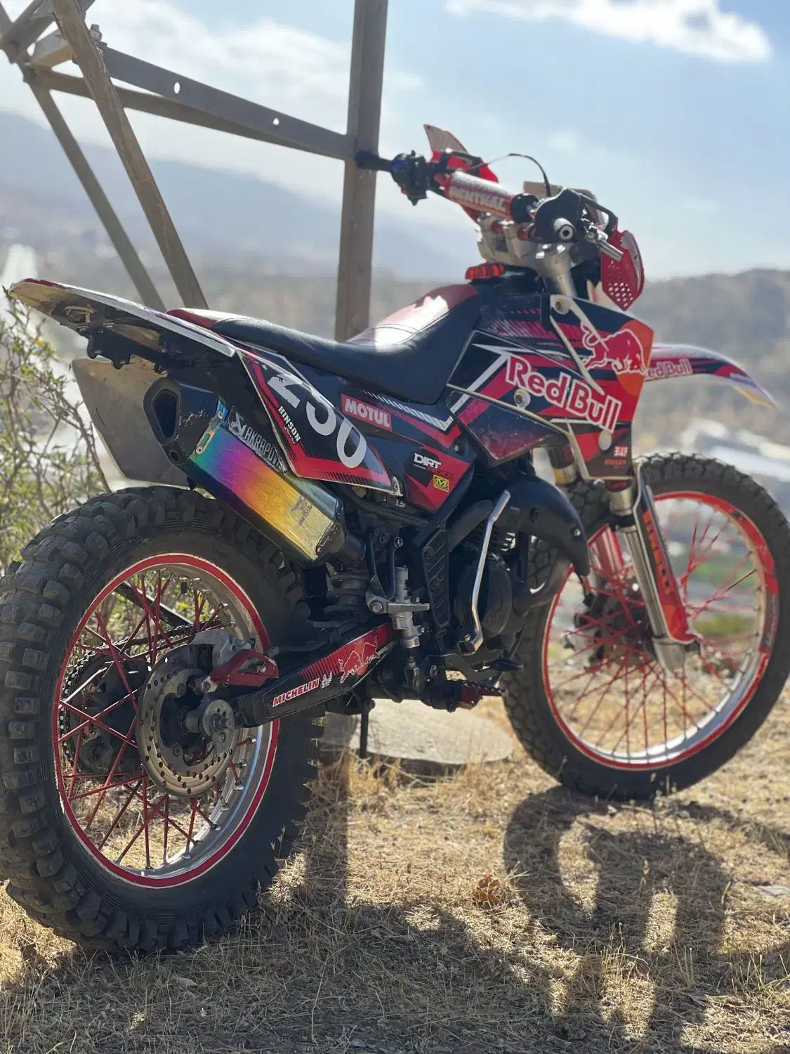 فلات طرح ktm250 مدل ۹۰|موتورسیکلت|بانه, |دیوار