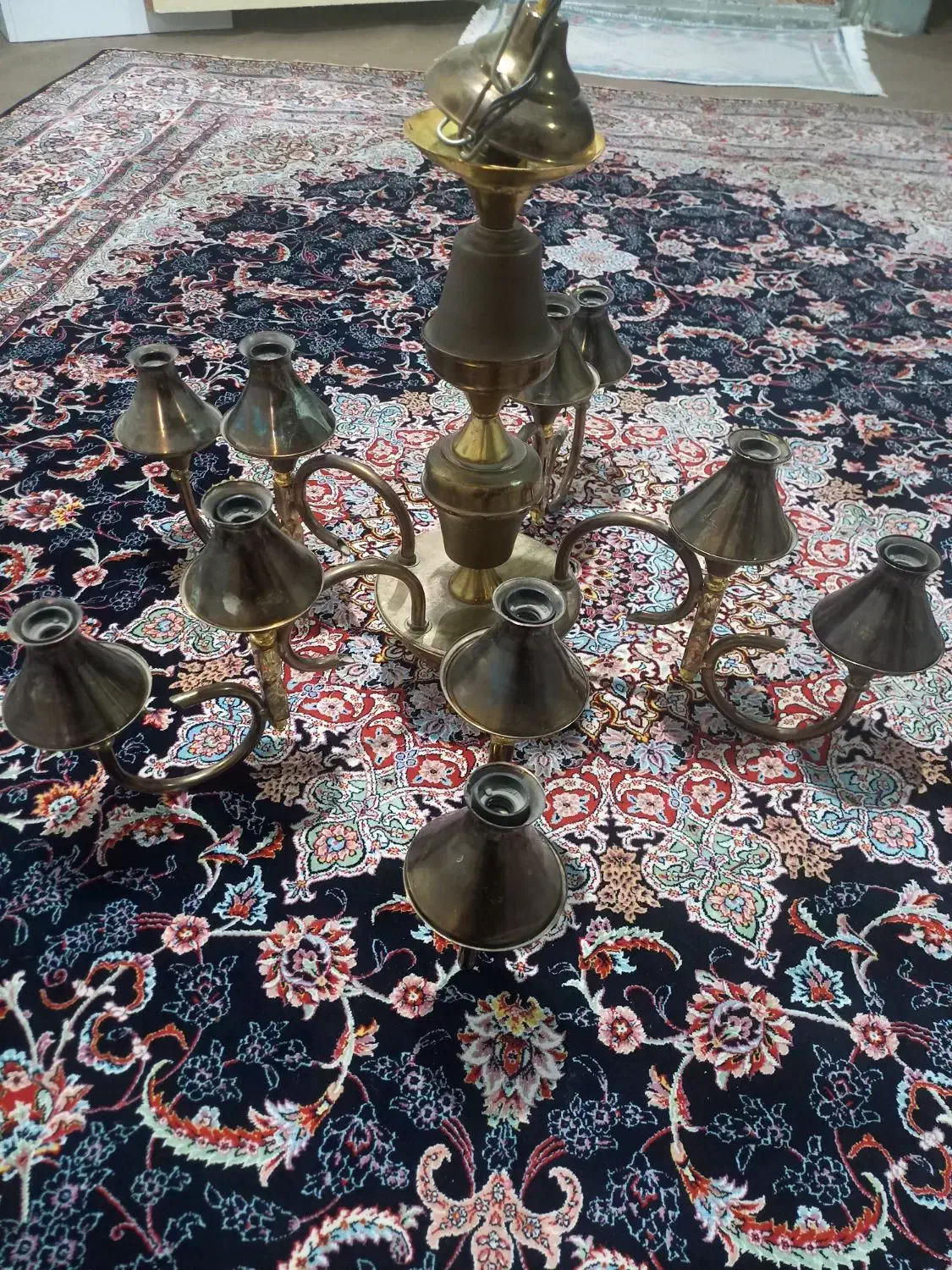 لوستر چهارشانه درحد|لوستر و چراغ آویز|نسیم‌شهر, |دیوار