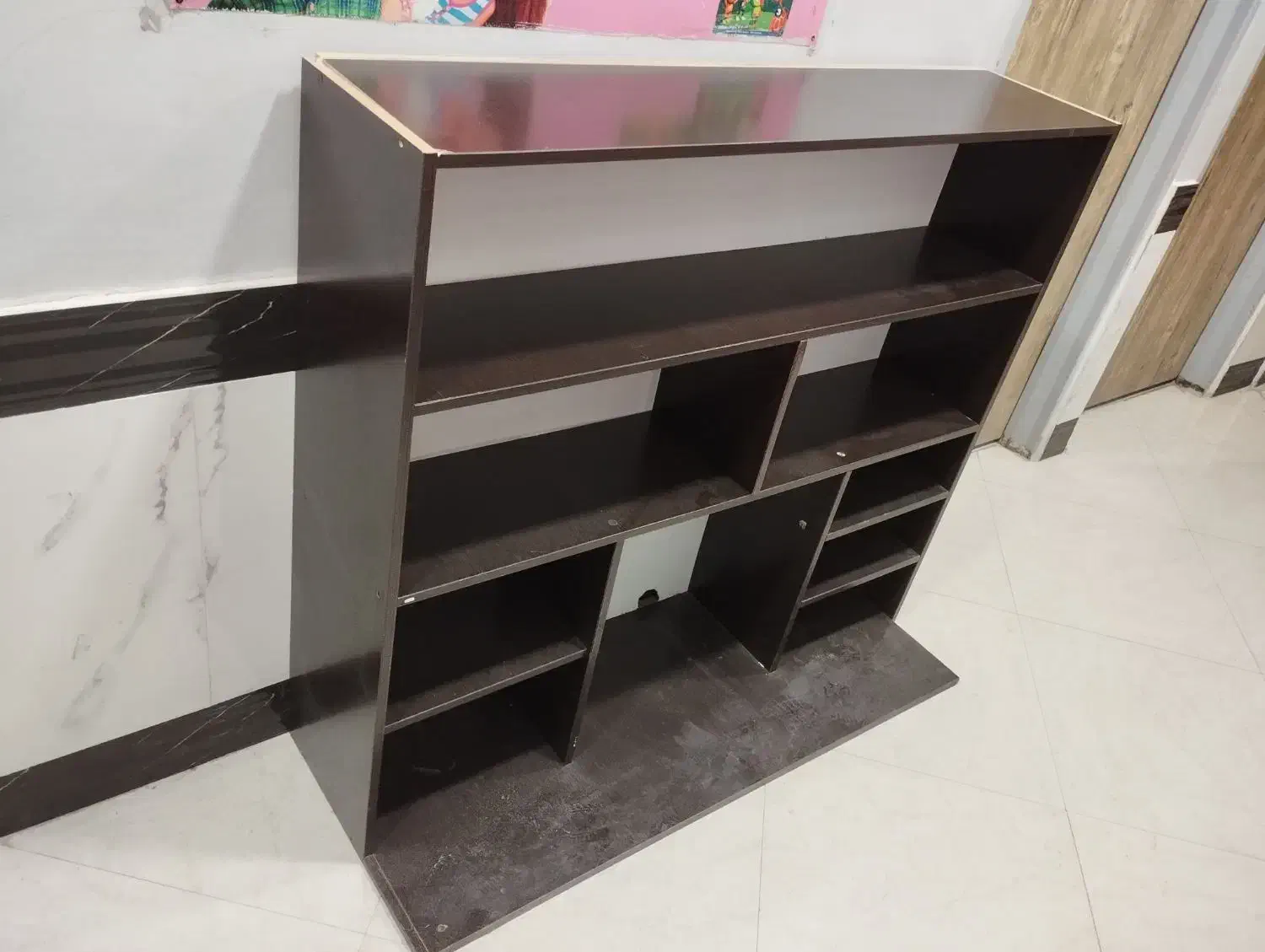 کتابخانه قفسه|کتابخانه، شلف، قفسه‌های دیواری|دماوند, مسکن مهر گیلاوند|دیوار