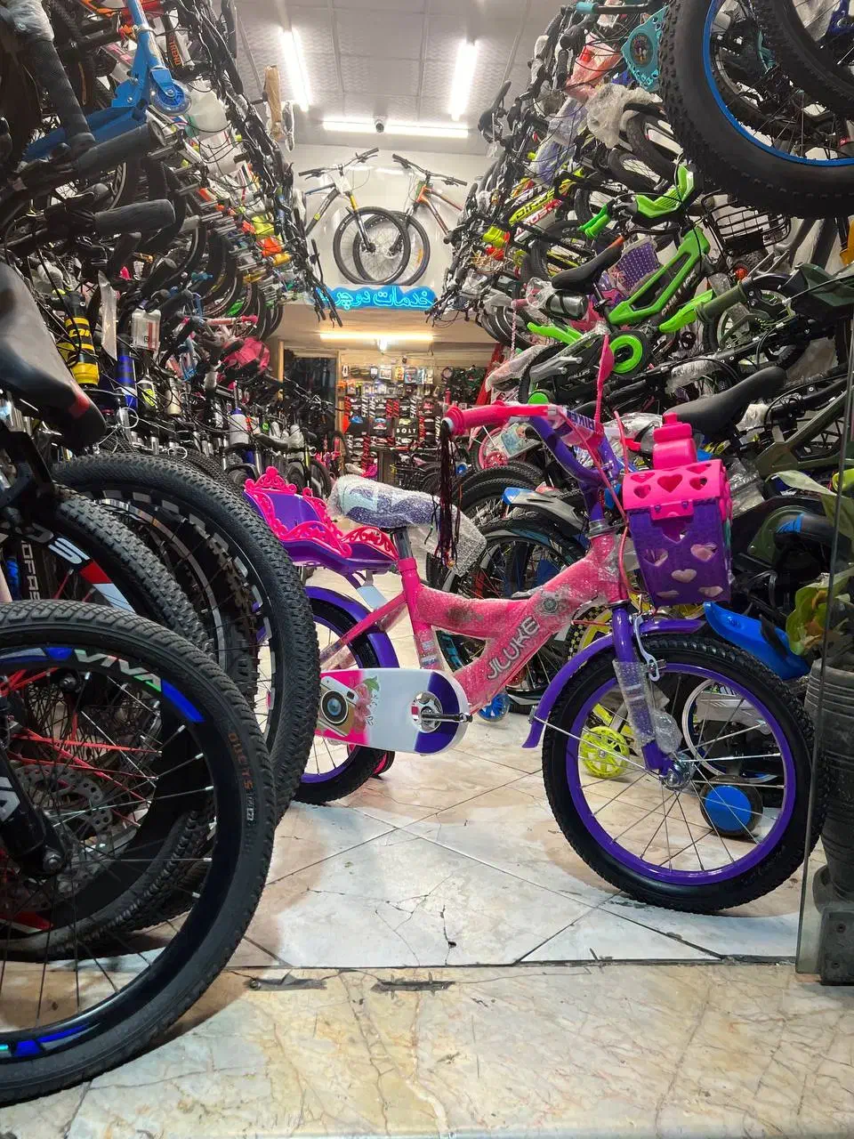 دوچرخه ۱۲ و۱۶ و۲۰ و۲۴ و۲۶ صورتی دخترانه اقساطی|دوچرخه، اسکیت، اسکوتر|مشهد, زیبا شهر|دیوار