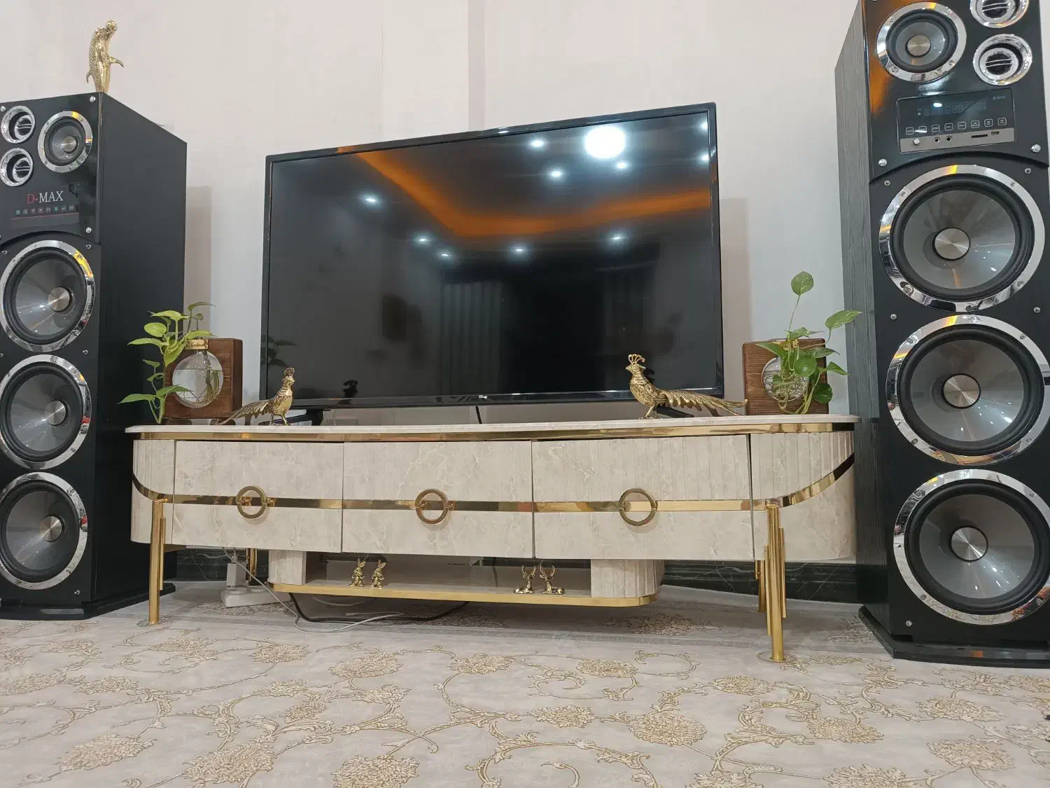 آینه وکنسول و میز تلویزیون سرامیکی|بوفه، ویترین، کنسول|پاکدشت, حصار امیر|دیوار