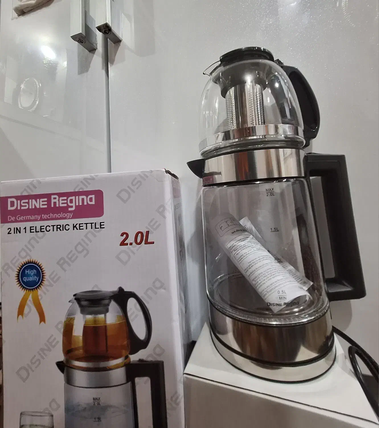 چایی ساز دسینی شیشه ای آکبند چای ساز 2لیتر|سماور، چایساز، قهوهساز|تهران, آهنگ|دیوار