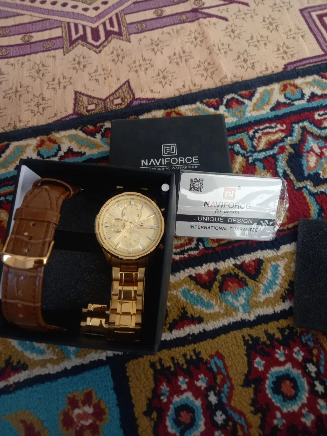 ساعت سه موتوره با یک اسپرت چرم|ساعت|اردبیل, |دیوار