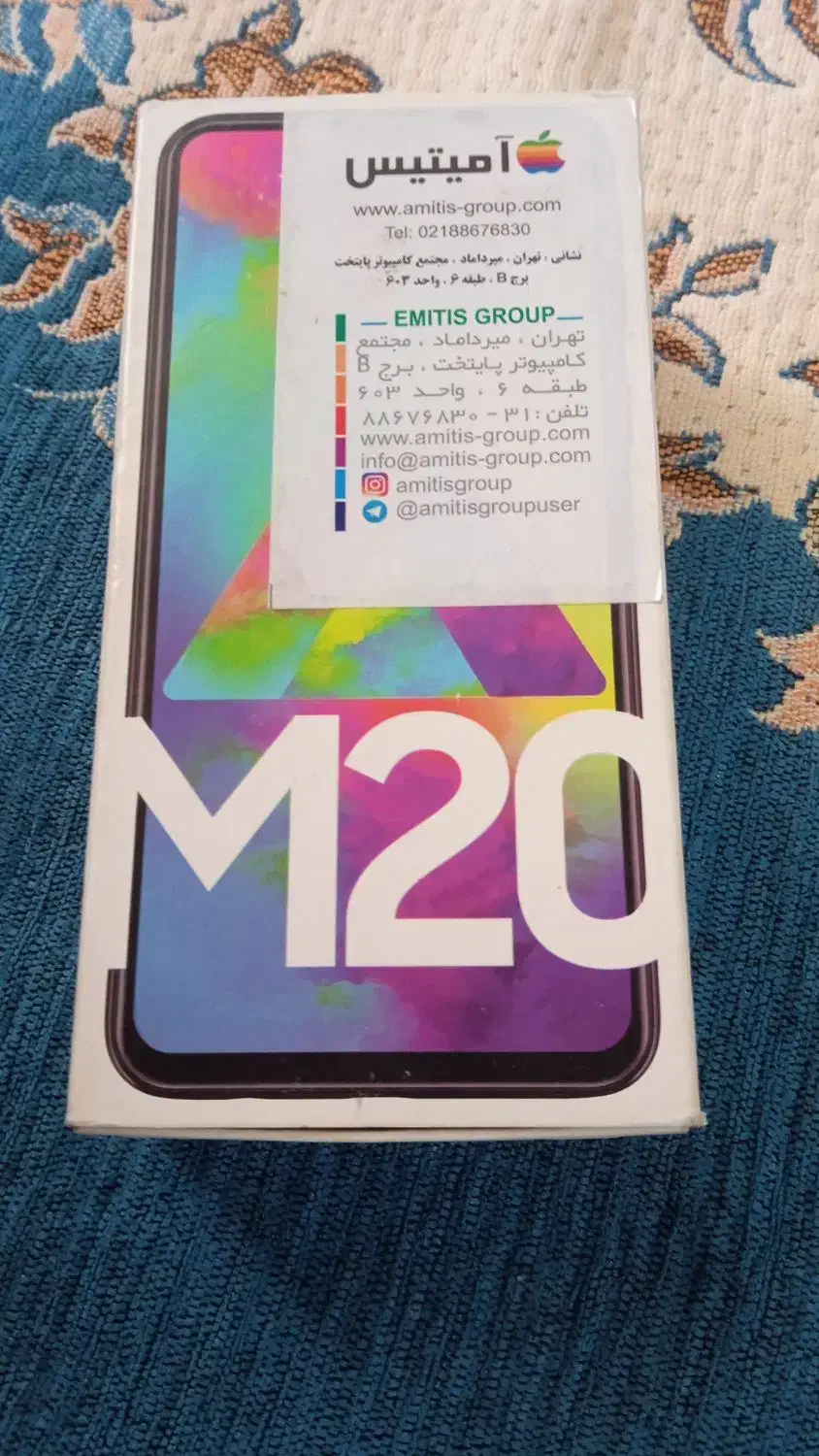 گوشی سامسونگ M20 و A10S کارتون و انتقال مالکیت|موبایل|ری, صالح‌آباد شرقی|دیوار