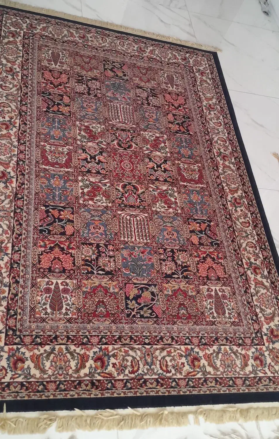 فروش فوری فرش 4 متری مارک سلیمان  الماس|فرش|اصفهان, الهیه|دیوار