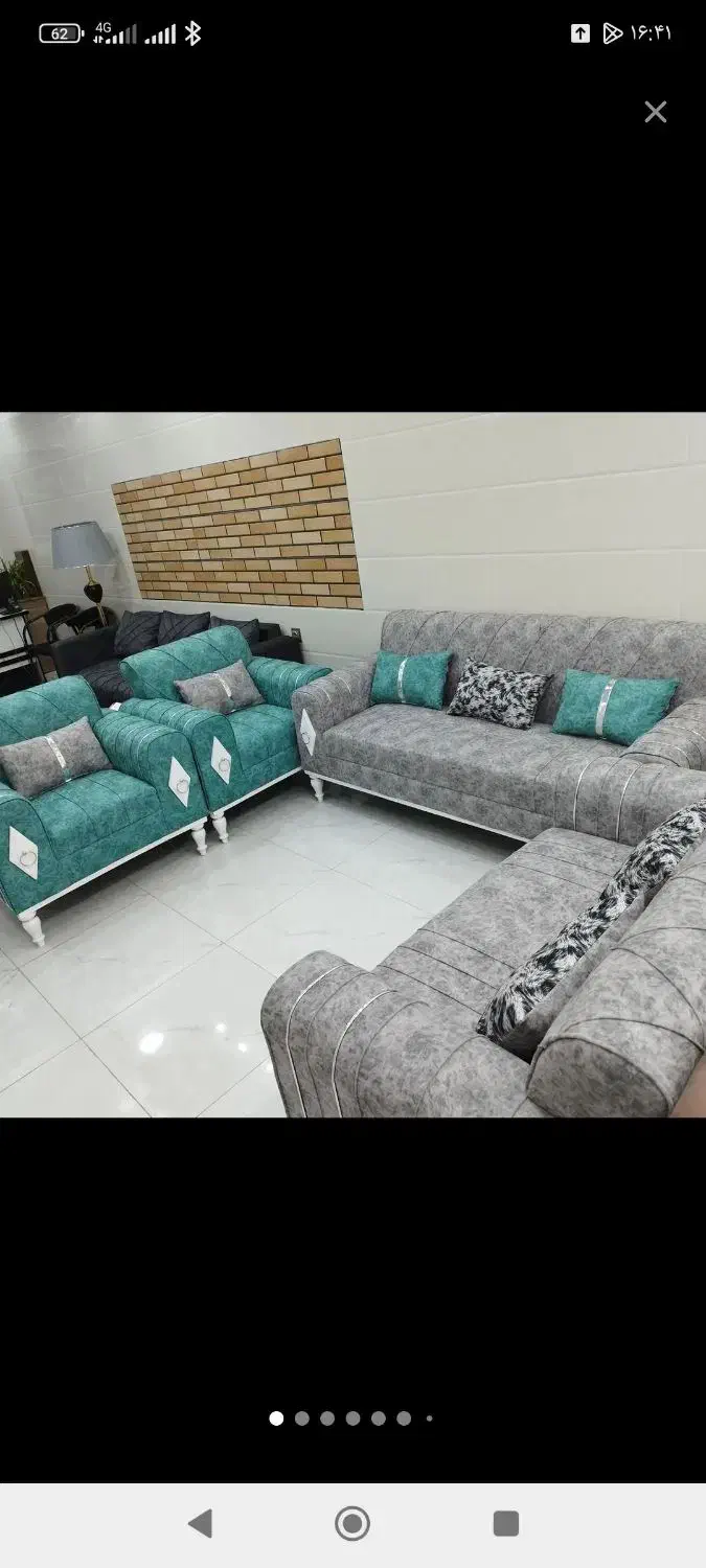 مبلمان (ژاله) و جهیزیه کامل عروس *تختی*|مبلمان خانگی و میز عسلی|رشت, گلزاران|دیوار