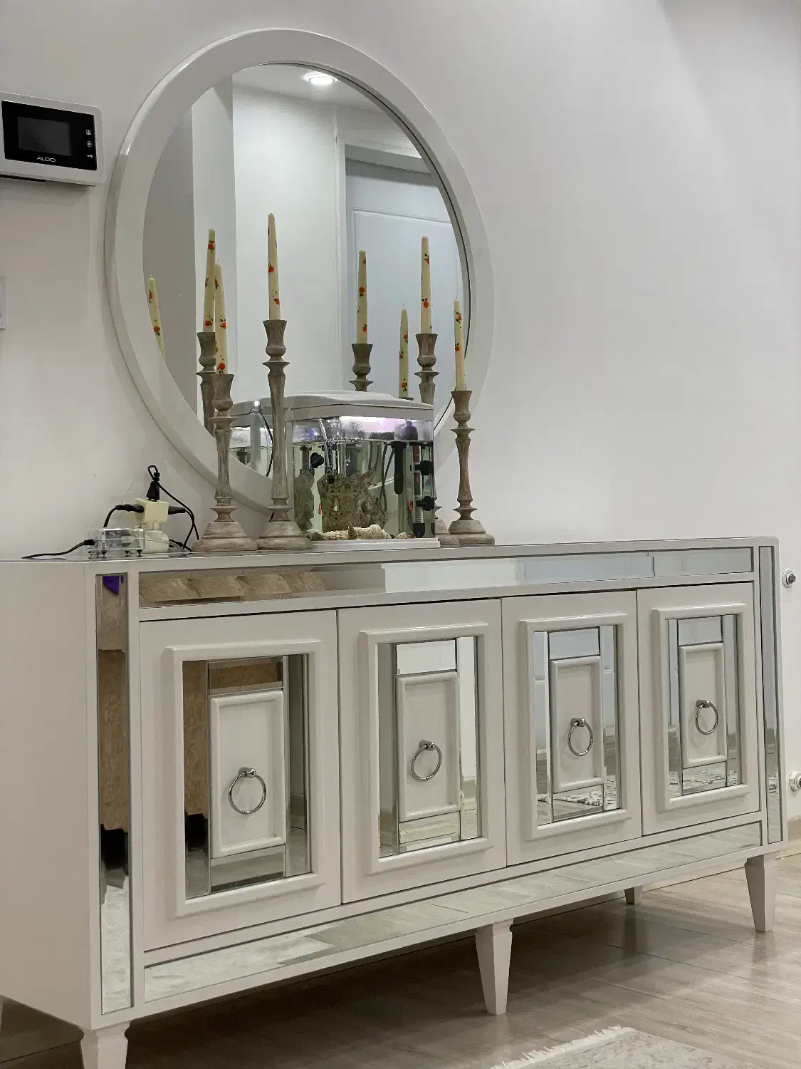 آیینه کنسول مدرن|بوفه، ویترین، کنسول|گرمسار, |دیوار