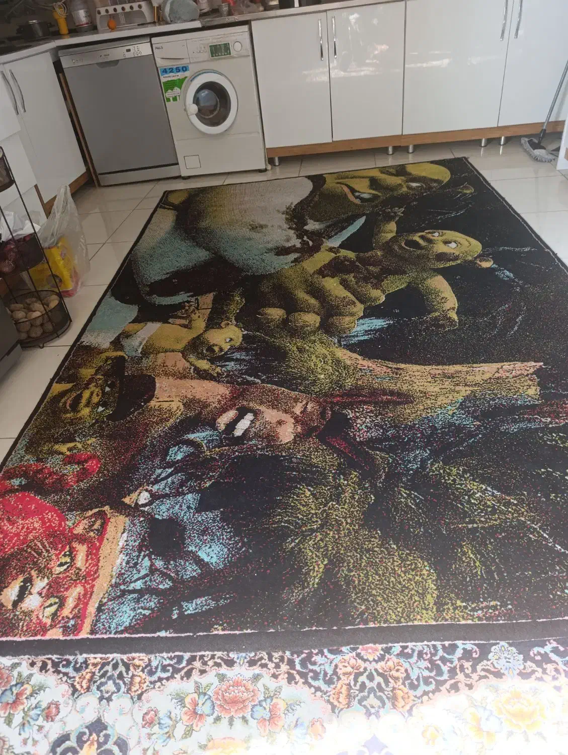 فرش طرح کودک۶متری|فرش|شیراز, فرگاز|دیوار