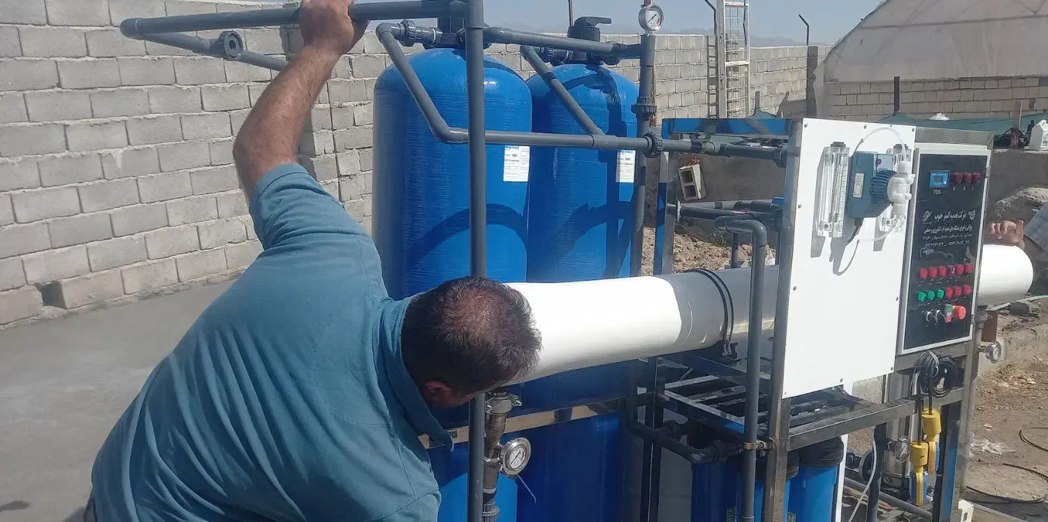 آب شیرین کن ۵۰متر مکعبی|آب‌سردکن و تصفیه آب|بافت, |دیوار