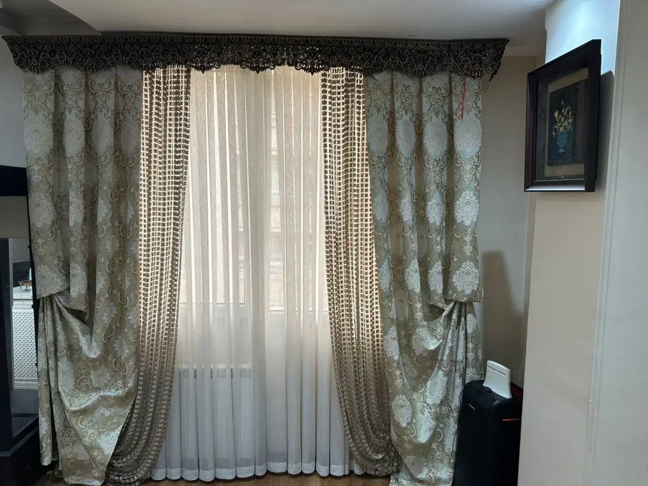 پرده|پرده، رانر، رومیزی|تهران, جنت‌آباد جنوبی|دیوار