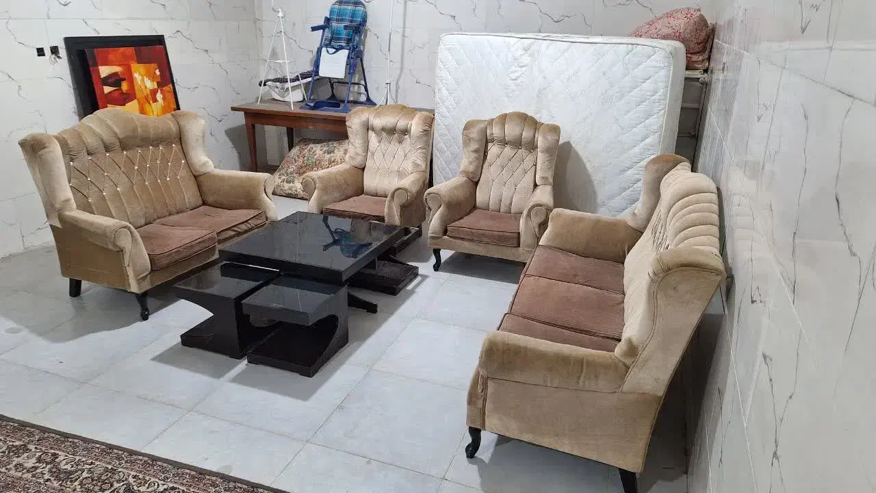 مبل هفت نفره با میز|مبلمان خانگی و میز عسلی|یزد, |دیوار