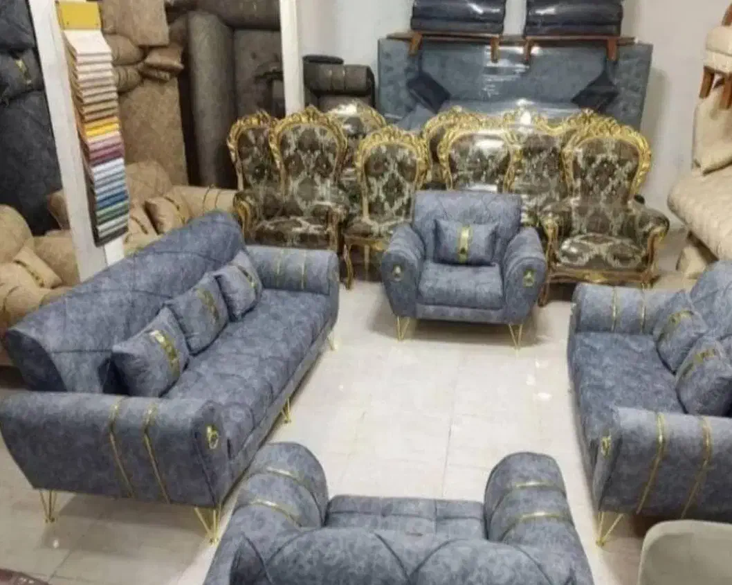 مبل ۷نفره|مبلمان خانگی و میز عسلی|شوش, |دیوار