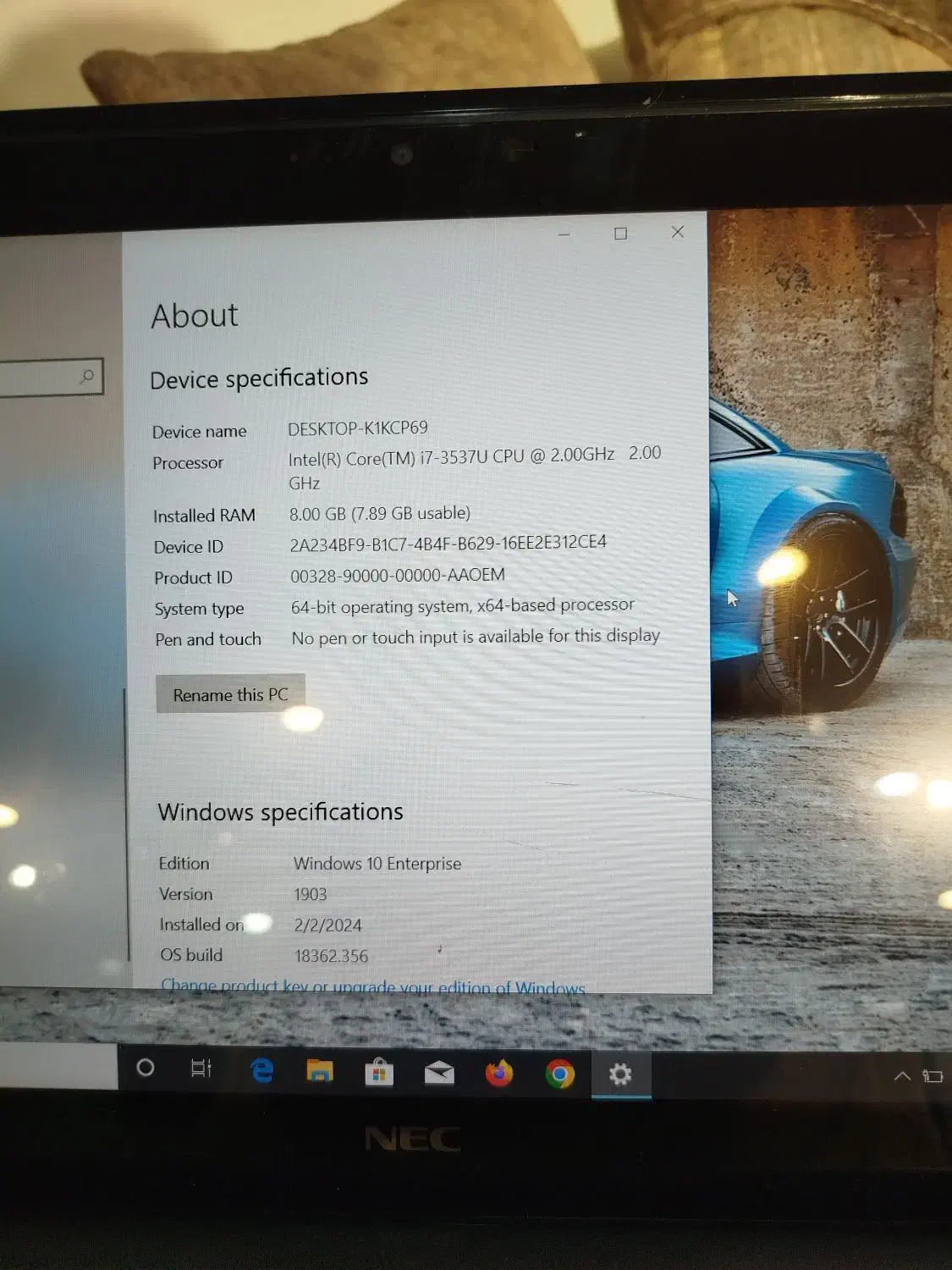 لپ تاپ nec اقتصادی ارزان در حد نو قرمز|رایانه همراه|مشهد, کلاهدوز|دیوار