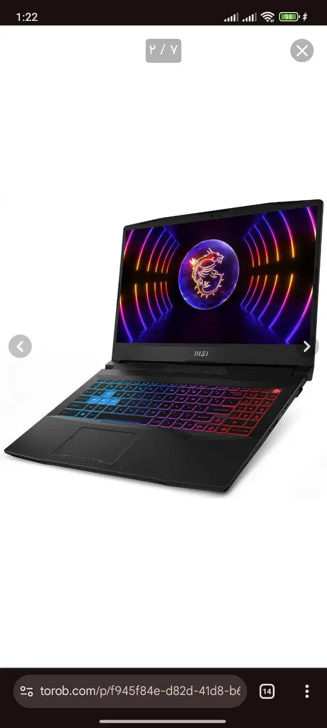 لپ تاپ MSI katana 15 A12VE|رایانه همراه|تهران, ایران|دیوار