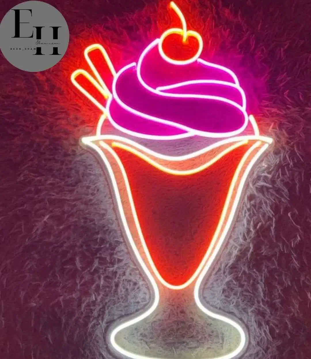 تابلو نئون LED چلنیوم لایت باکس نوری|ریسه و چراغ تزئینی|اصفهان, خرم|دیوار