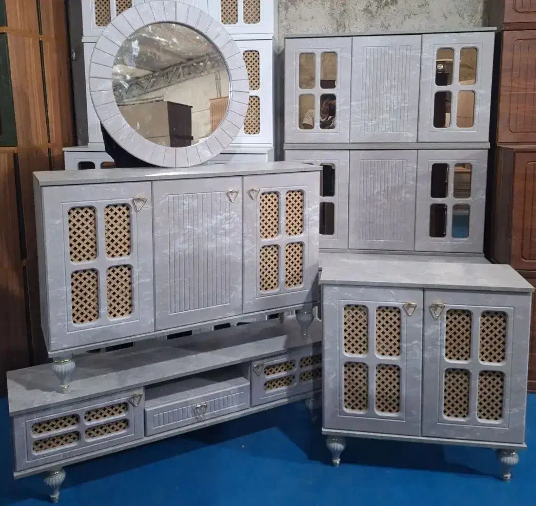 ست کنسول و میزتلوزیون مدل آنتیک|بوفه، ویترین، کنسول|اردبیل, |دیوار