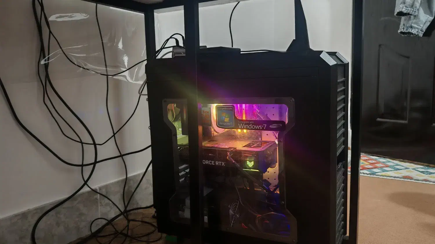 سیستم گیمینگ QLED 240 2K/4060ti/32g DDR5/I5 12400f|رایانه رومیزی|جلین, |دیوار