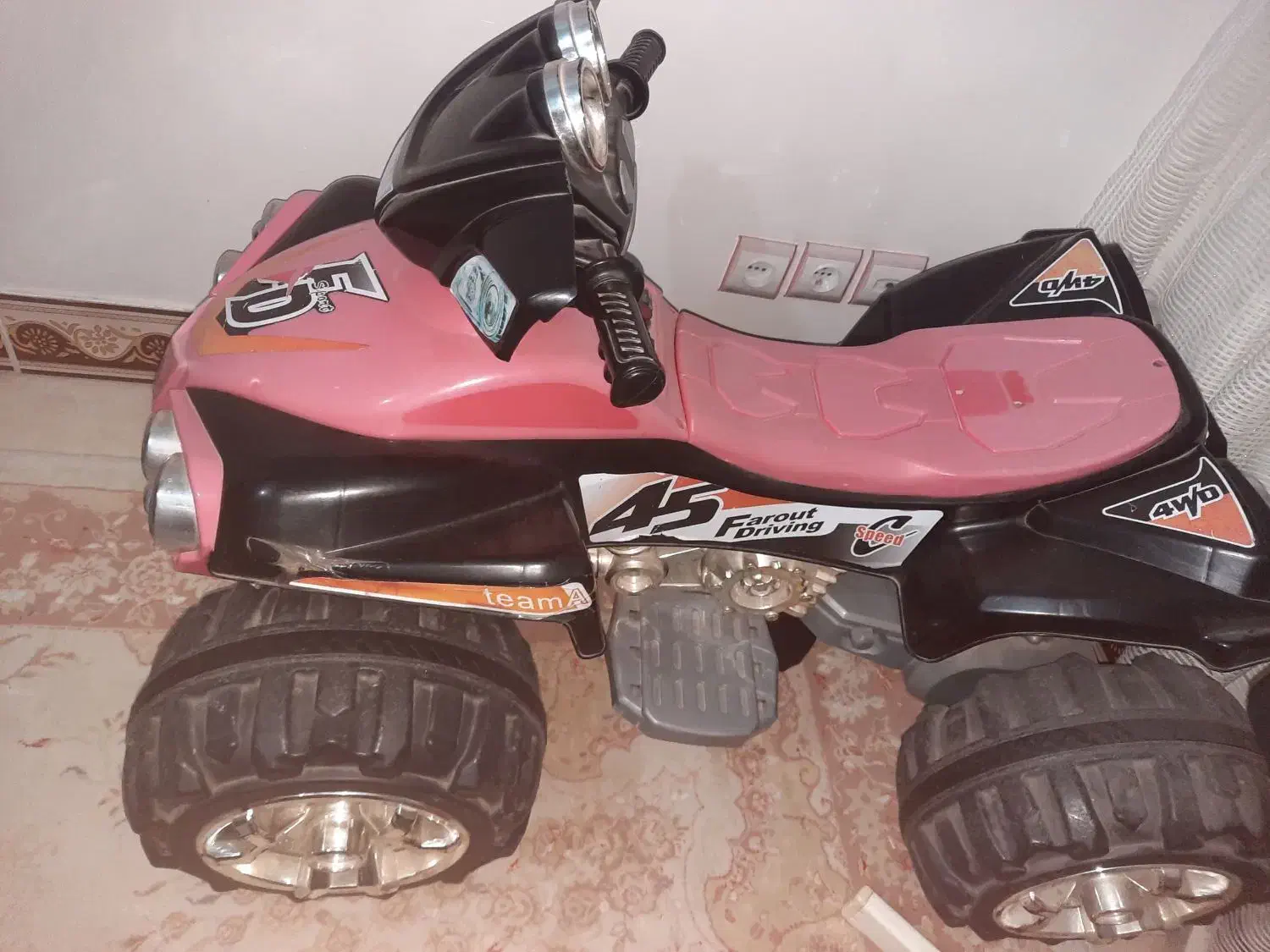 موتور چهار چرخ شارژی سالم|اسباب‌بازی بچه|کتالم و سادات شهر, |دیوار