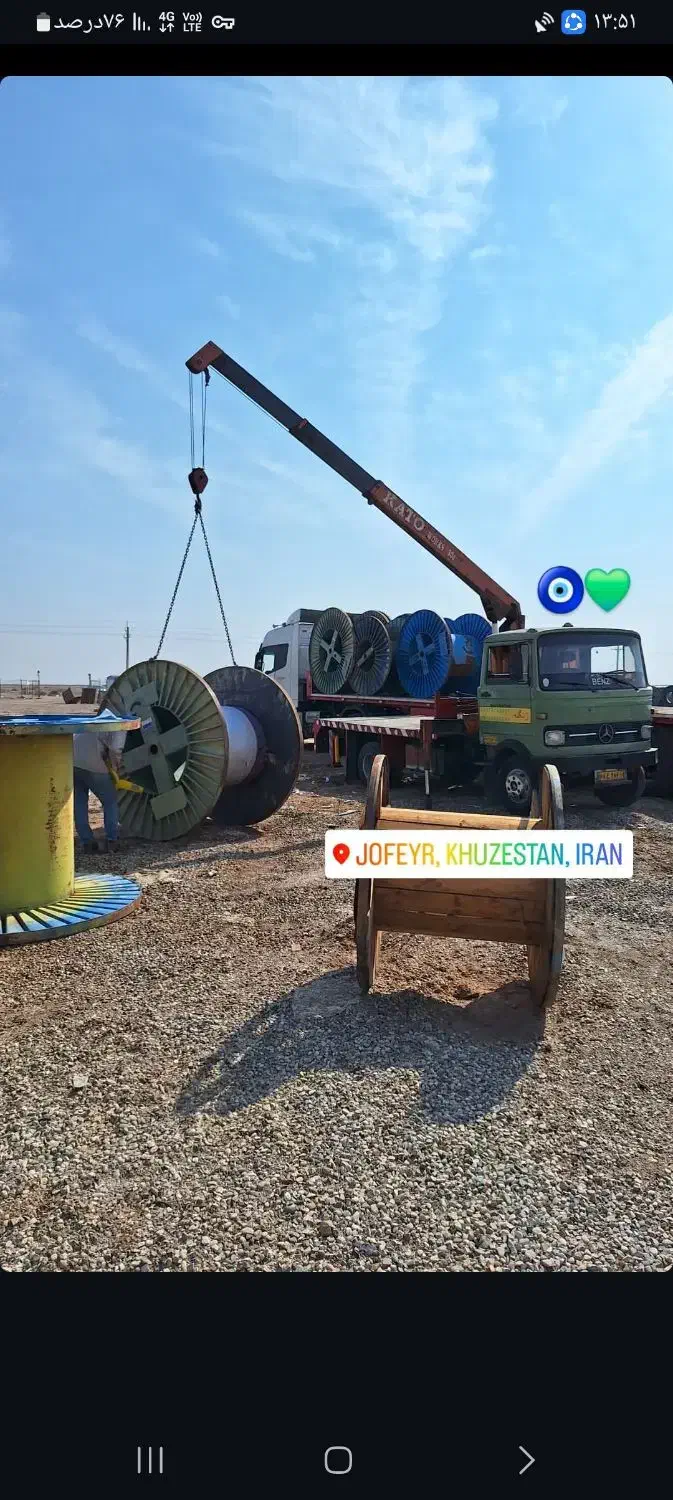 اجاره جرثقیل|خودرو سنگین|اهواز, کوی آغاجاری|دیوار