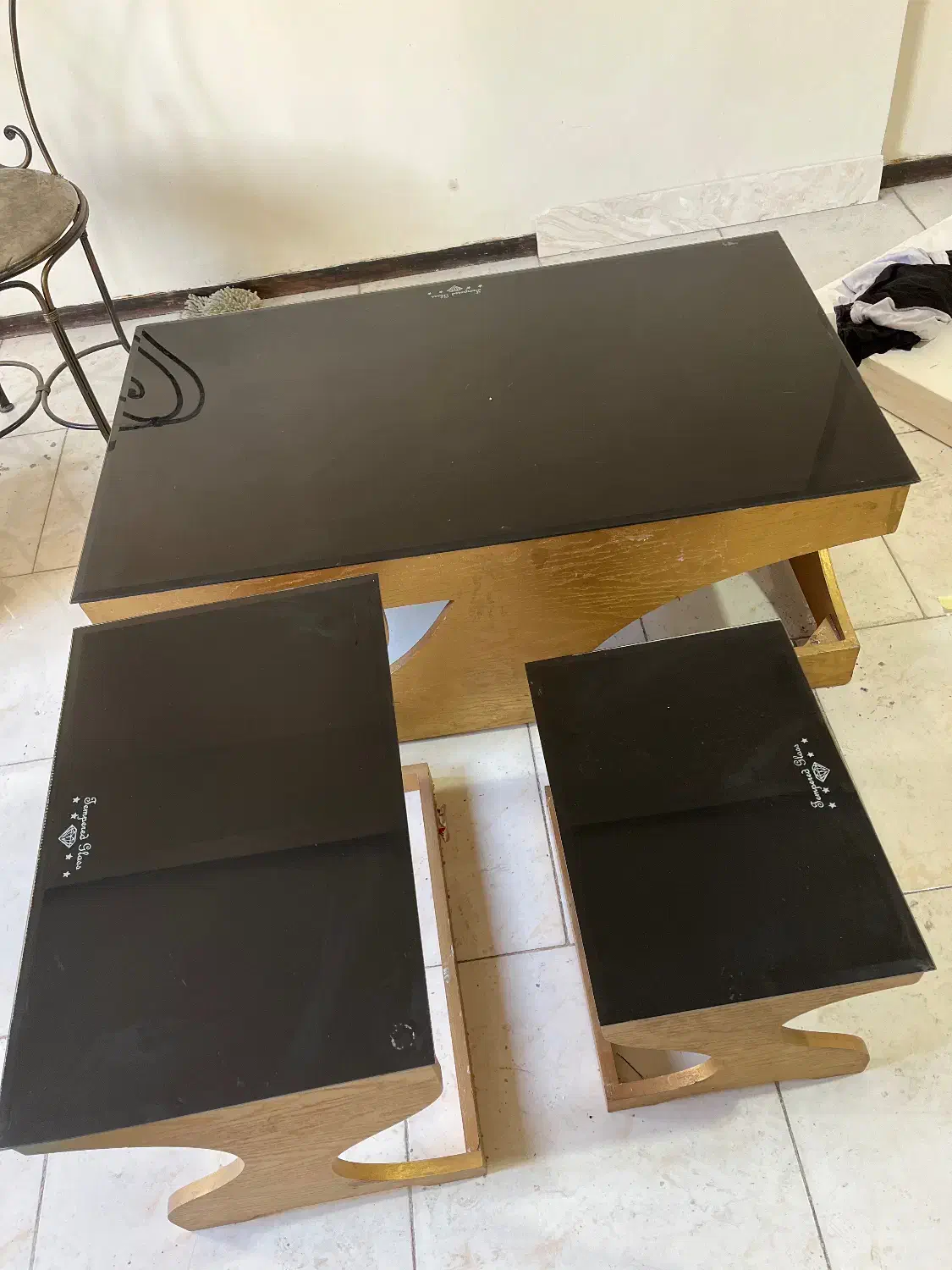 میز پذیرایی وعسلی دو عدد|مبلمان خانگی و میز عسلی|پردیس, فاز ۱۱|دیوار