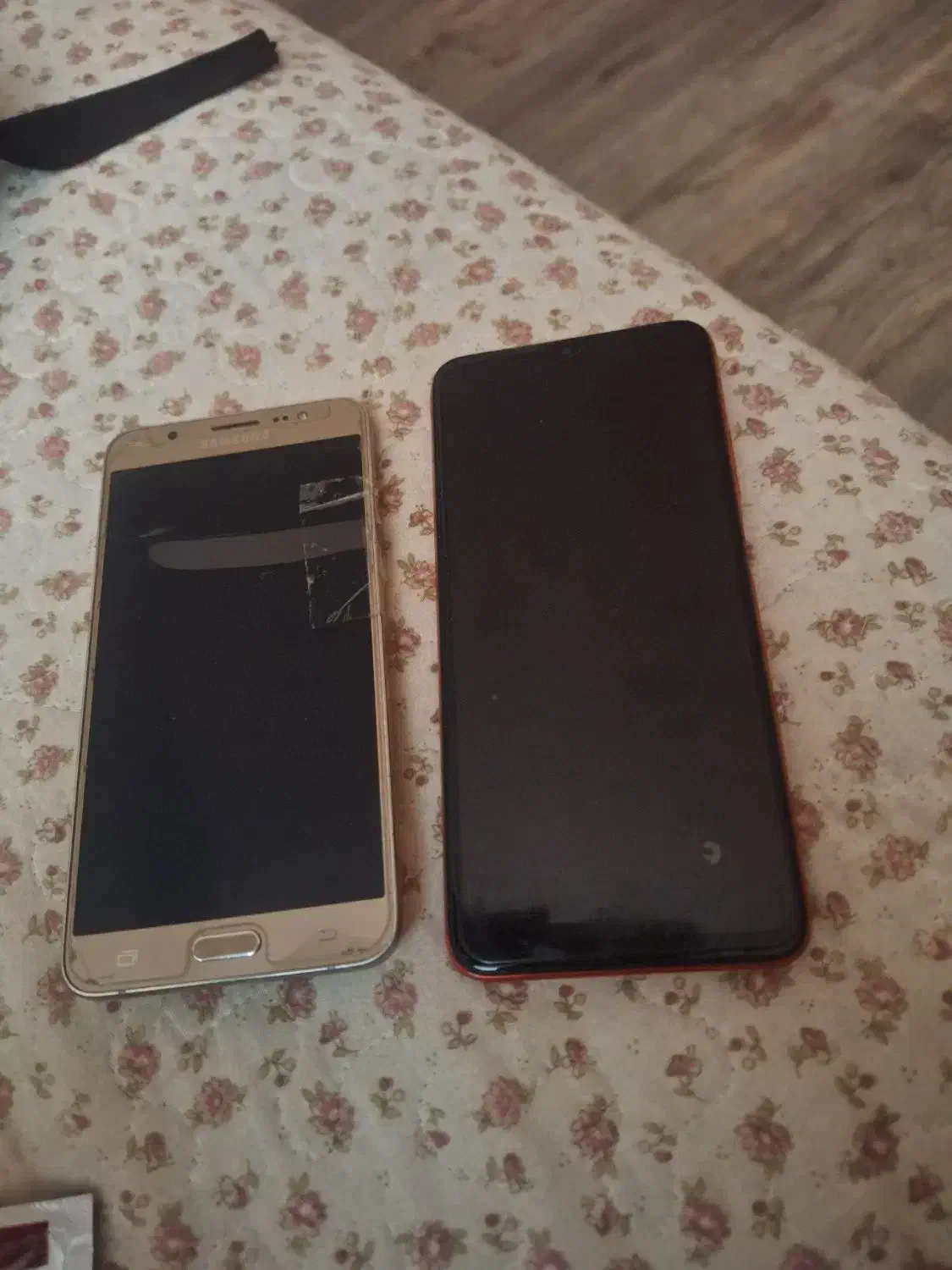 دو گوشی Xiaomi Redmi نارنجی  Samsung Duos طلایی|موبایل|تهران, اکباتان|دیوار