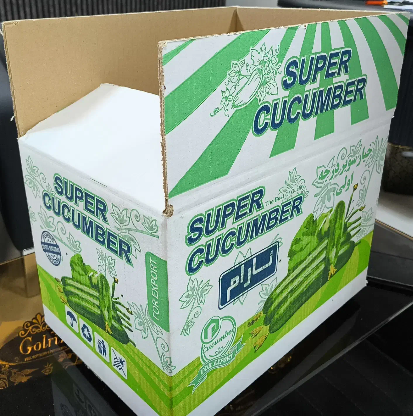 تولید و پخش انواع کارتن تره بار یزد|عمده‌فروشی|کهنوج, |دیوار