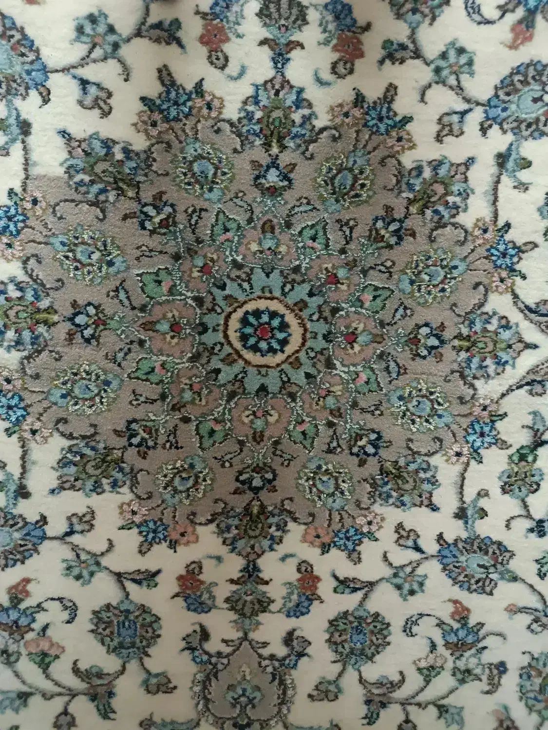 فرش دستبافت ۴۲خانه پشم و ابریشم ۶ متری|فرش|کاشان, فاز ۲ ناجی آباد|دیوار