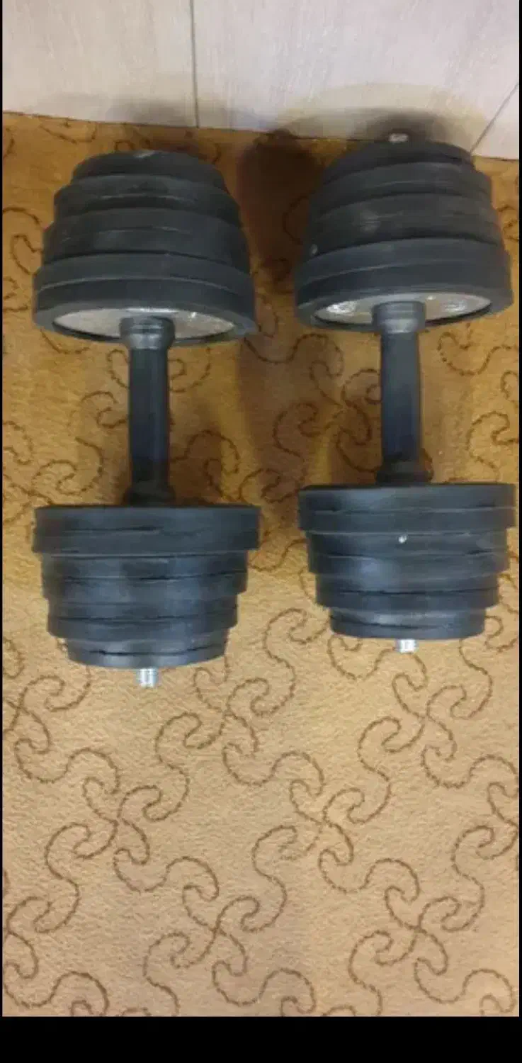 دو تا دمبل 10 کیلویی نو|تجهیزات ورزشی|بجنورد, |دیوار