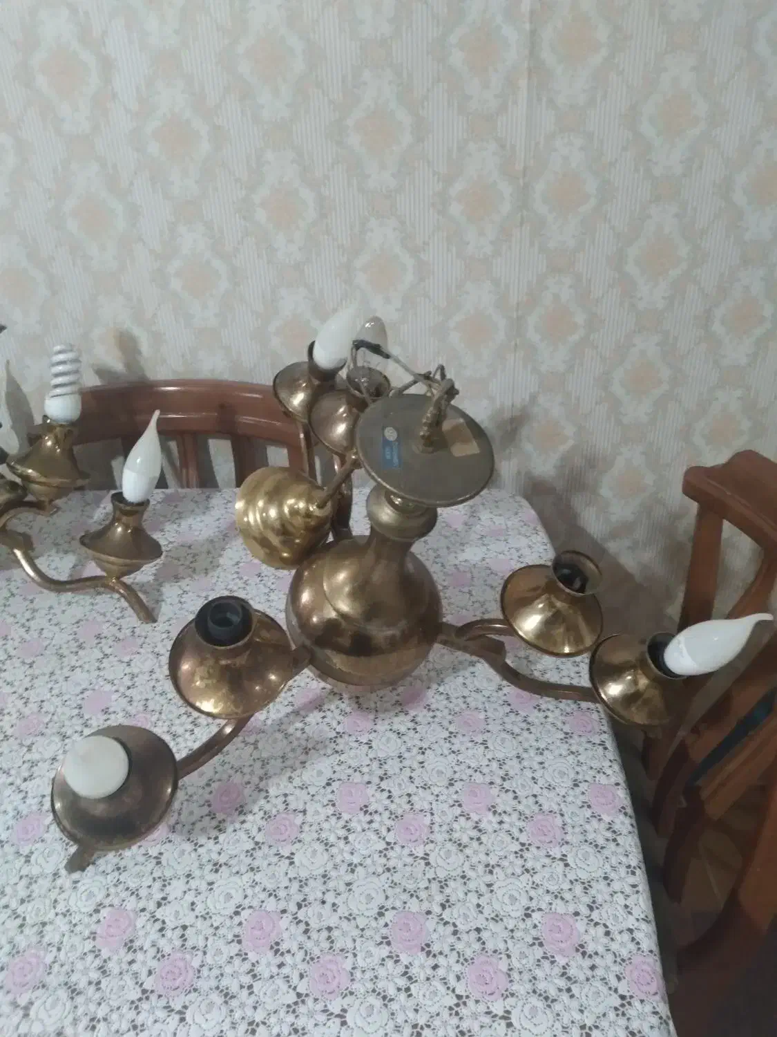 لوستر ۶ شاخه|لوستر و چراغ آویز|آستارا, |دیوار