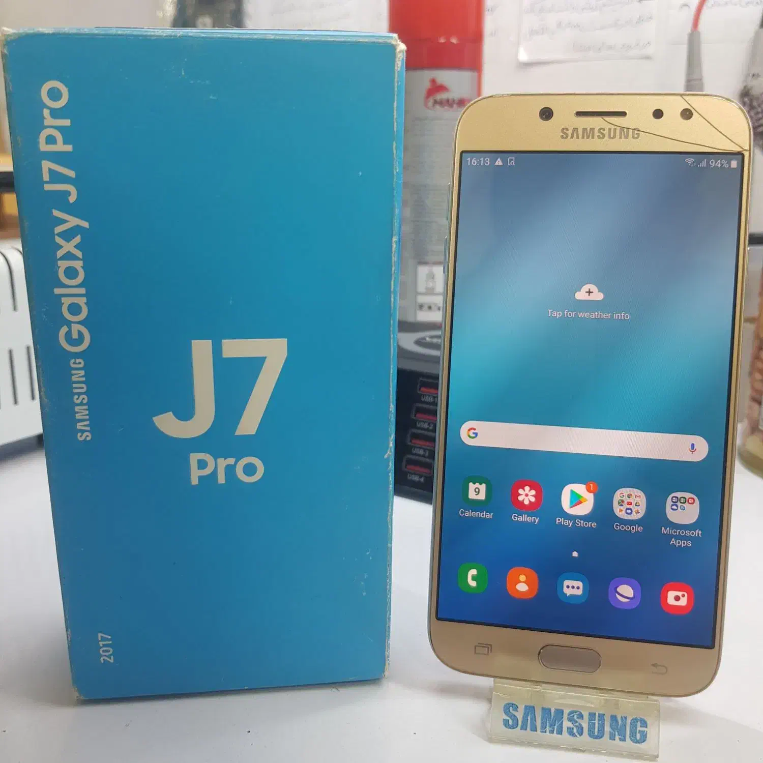 سامسونگ j7 pro . طلایی|موبایل|تبریز, |دیوار