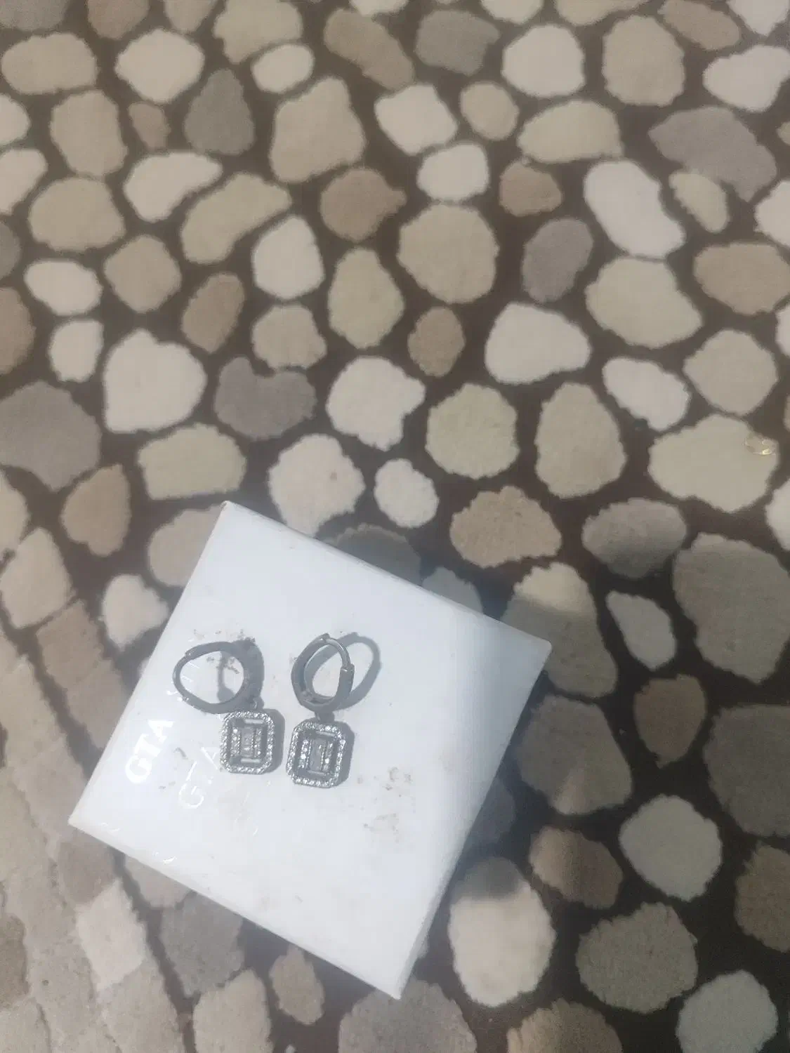 گوشواره نقره طرح جواهر|جواهرات|سنندج, |دیوار