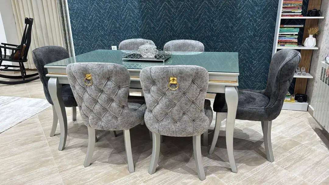 فروش فقط میز ۶ نفره غذاخوری|میز و صندلی غذاخوری|آستارا, |دیوار