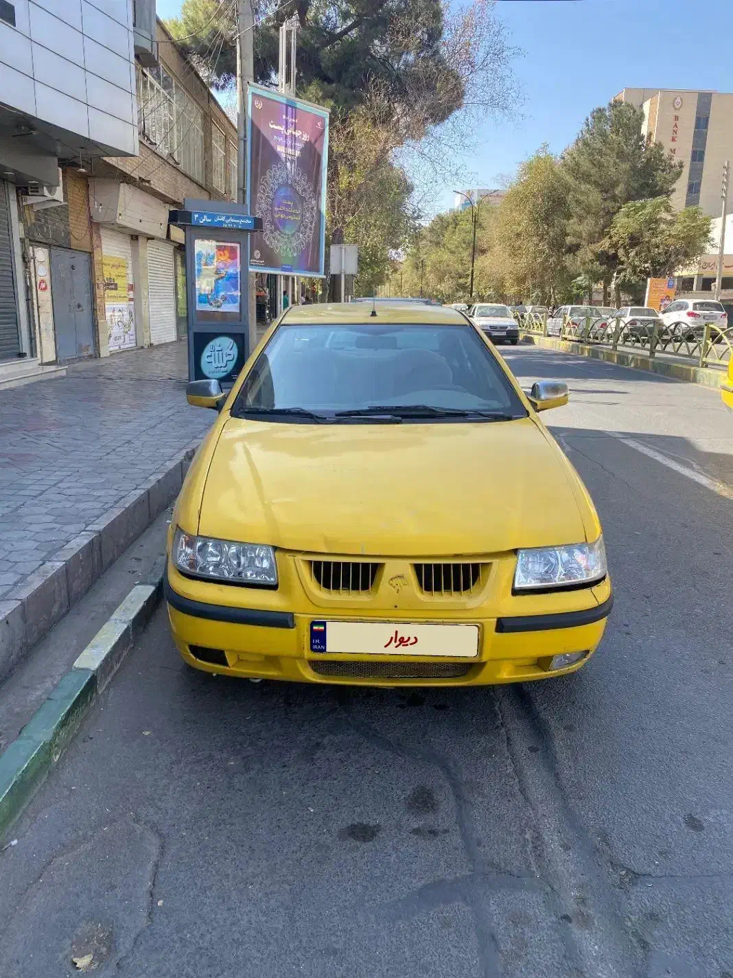 تاکسی سمند پلاک عمومی|خودرو سواری و وانت|کاشان, ترک آباد|دیوار