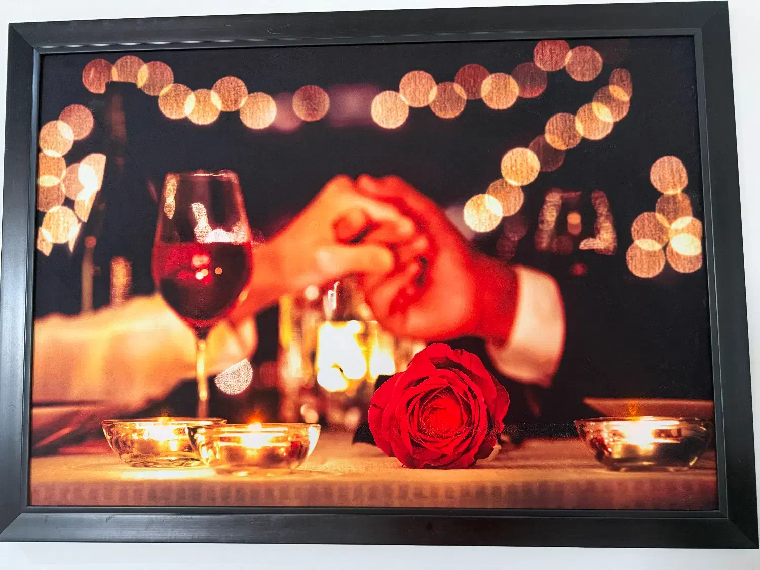 قاب تابلو زیبا چراغ دار باطری میخوره برق وصل میشه|تابلو، نقاشی، عکس|مشهد, هفت تیر (آب و برق)|دیوار