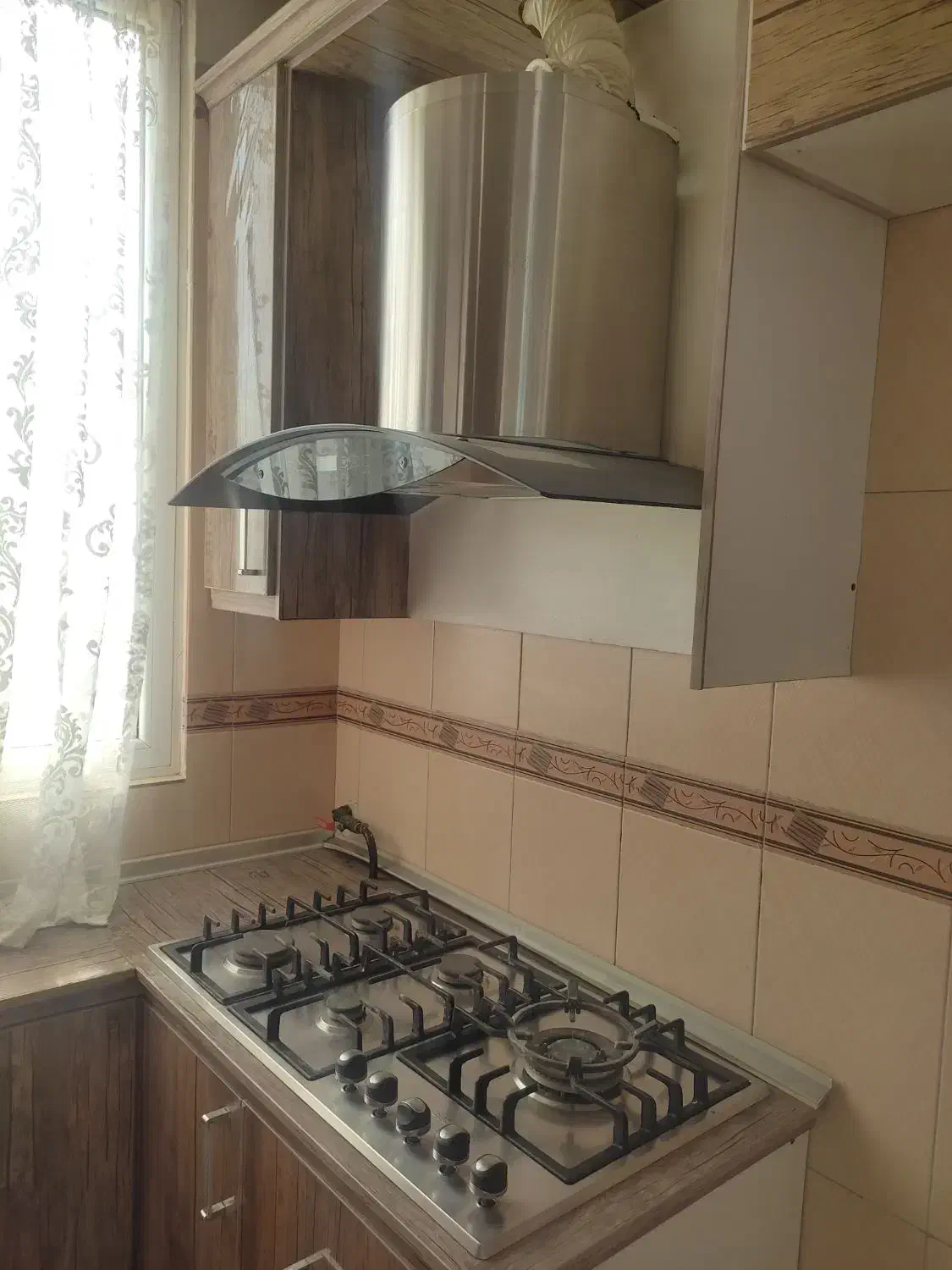 کابینت ام دی اف و هود استیل و سینگ دو لگن|اجاق گاز و لوازم برقی پختوپز|تهران, نازیآباد|دیوار